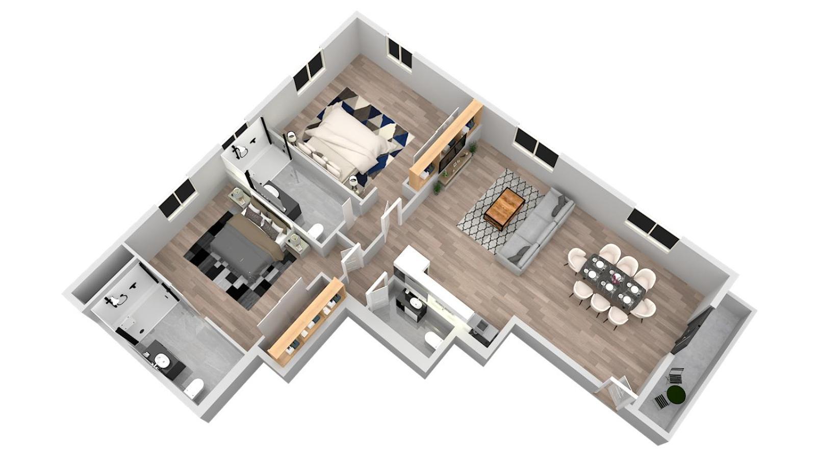 Superbe, T3 Spacieux 78 M2, Neuf, Parking, Balcon Gerde Exterior photo